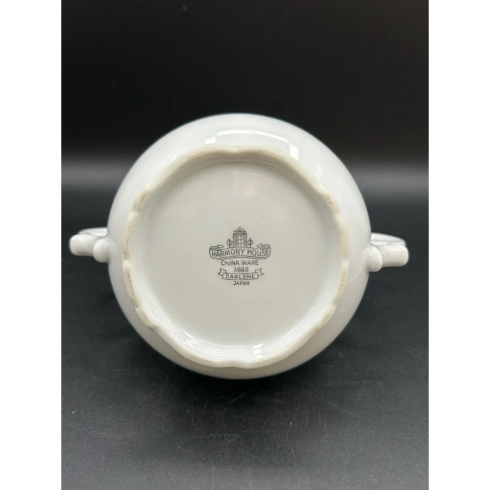 VTG Harmony House Darlene Fine China Sugar Bowl with Lid Pattern 3848
